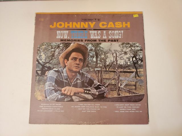 Johnny Cash Now, There Was a Song! vinyl record