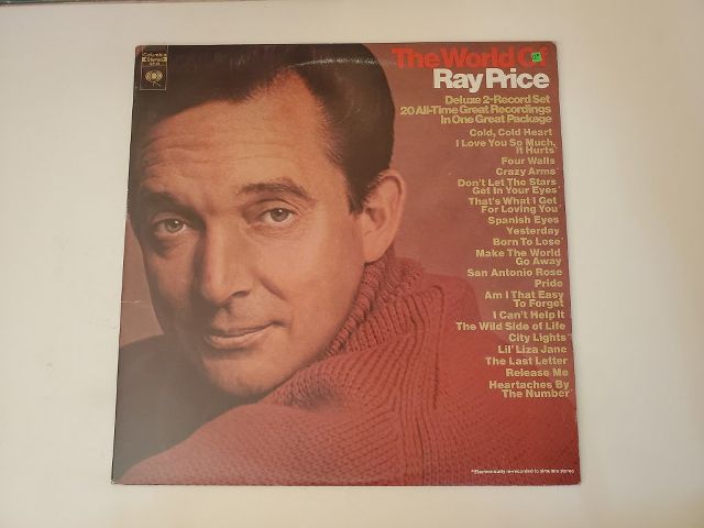 Ray Price The World of Ray Price vinyl record