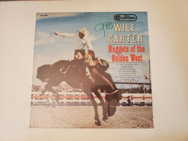 Wilf Carter Nuggets of the Golden West vinyl record