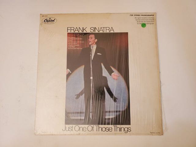 Frank Sinatra Just One of Those Things vinyl record
