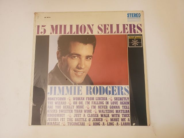 Jimmie Rodgers 15 Million Sellers vinyl record
