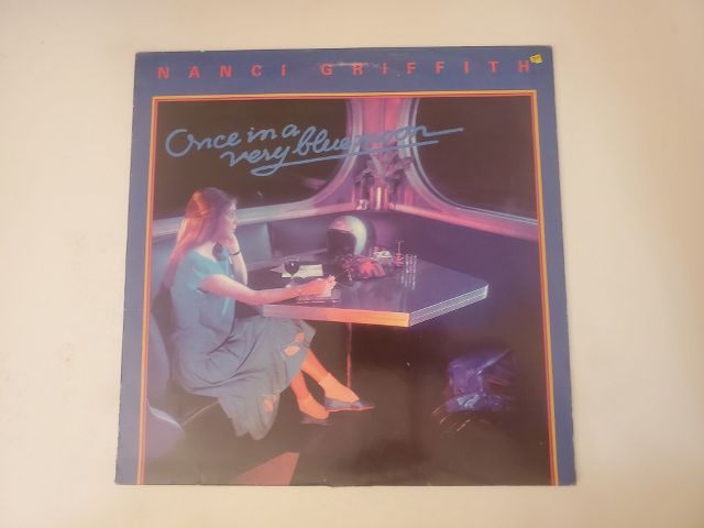Nanci Griffith Once in a Very Blue Moon vinyl record