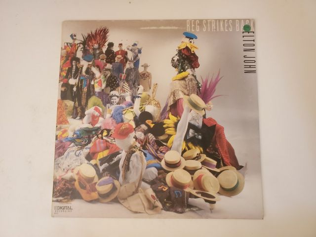 Elton John Reg Strikes Back vinyl record