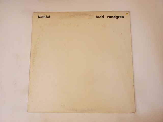 Todd Rundgren Faithful vinyl record