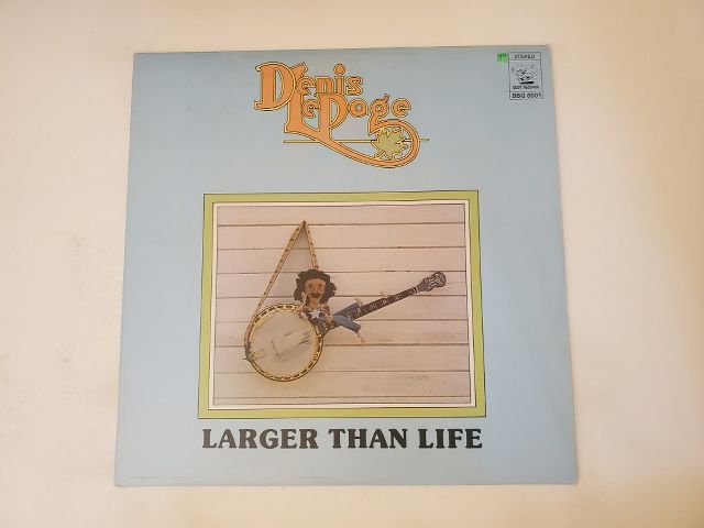 Denis LePage Larger Than Life vinyl record