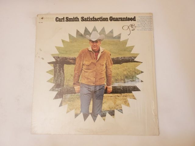 Carl Smith Satisfaction Guaranteed vinyl record