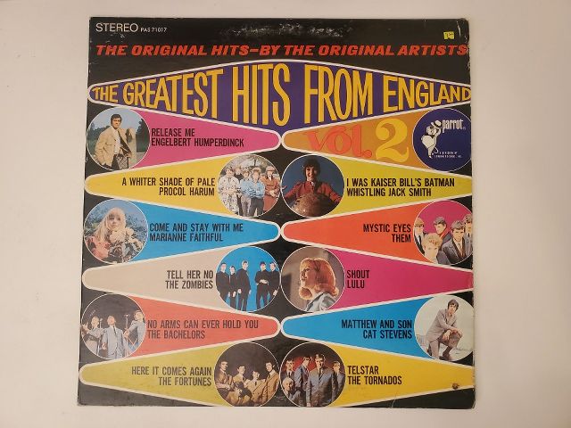 Various Artists The Greatest Hits from England Vol. 2 vinyl record