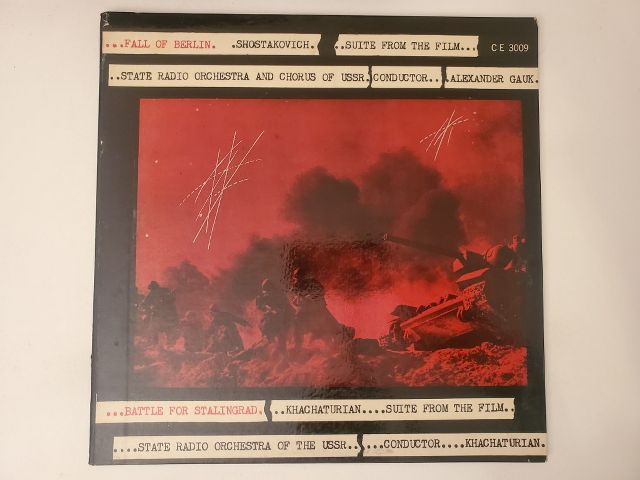 State Radio Orchestra and Chorus of USSR Suite from the Film: Fall of Berlin; Battle for Stalingrad vinyl record