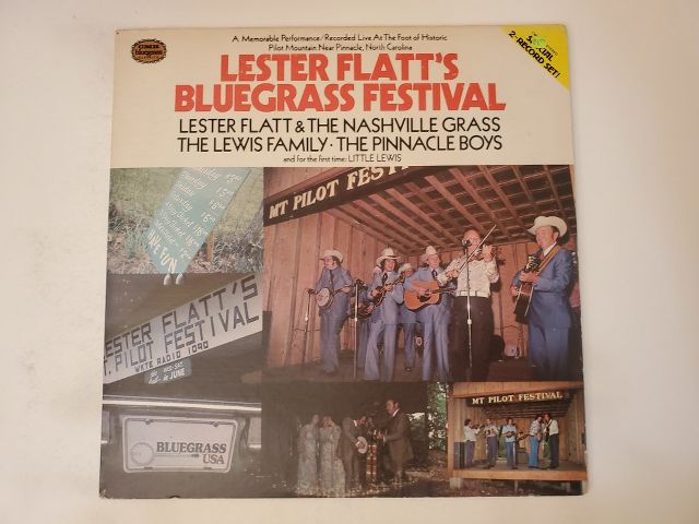 Lester Flatt Lester Flatt's Bluegrass Festival vinyl record