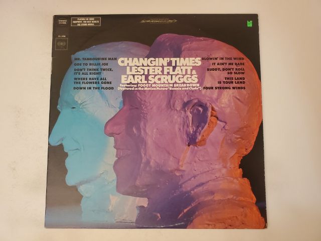 Lester Flatt & Earl Scruggs Changin' Times vinyl record
