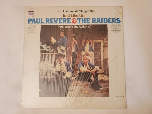 Paul Revere & the Raiders Just Like Us! vinyl record