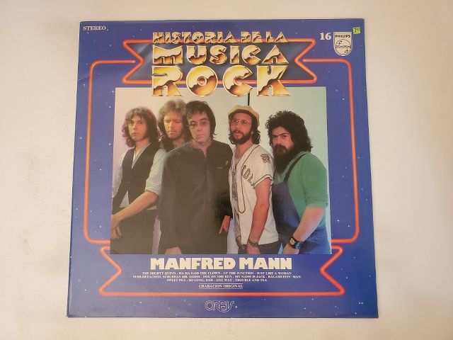Manfred Mann Historia de la Musica Rock vinyl record