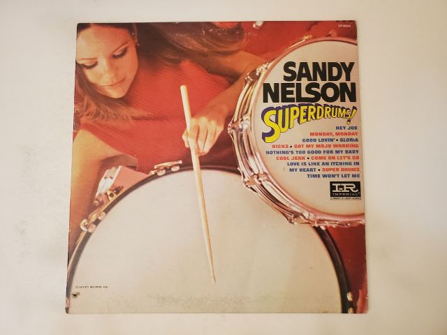 Sandy Nelson Superdrums vinyl record