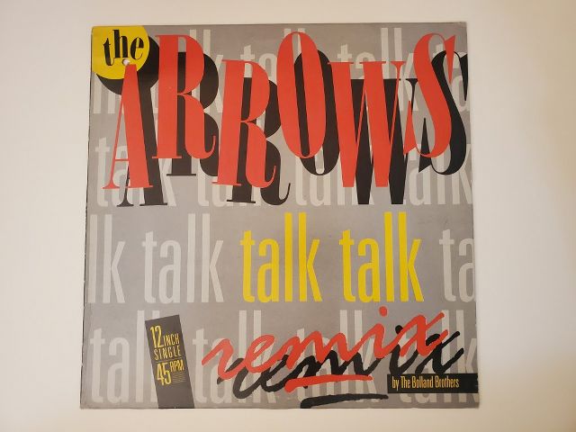 The Arrows Talk Talk (Remix) vinyl record