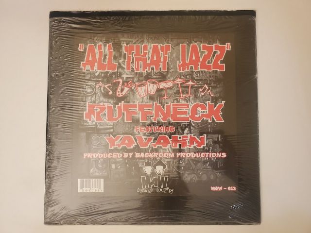 Ruffneck featuring Yavahn All That Jazz vinyl record