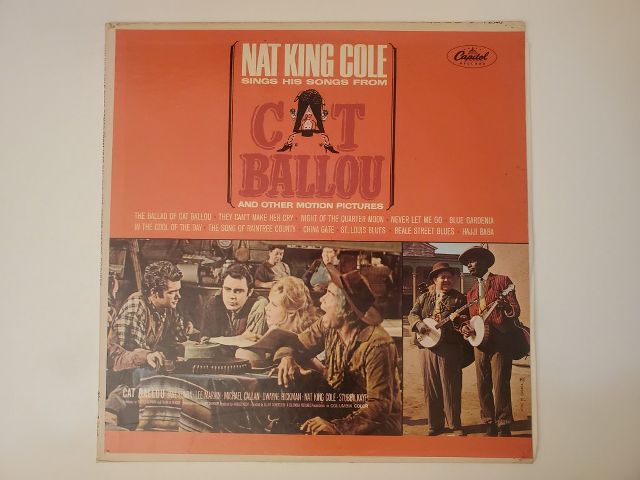 Nat "King" Cole Sings His Songs from Cat Ballou and Other Motion Pictures vinyl record