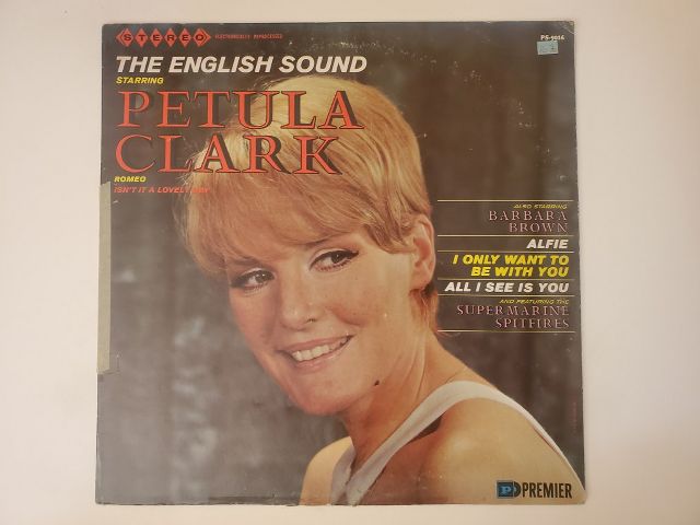 Petula Clark The English Sound vinyl record