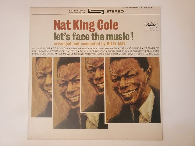 Nat "King" Cole Let's Face the Music vinyl record