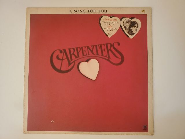 Carpenters A Song for You vinyl record