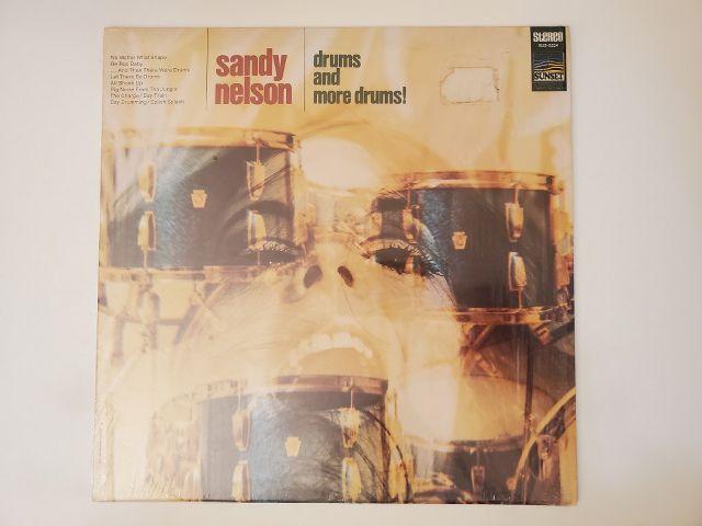 Sandy Nelson Drums and More Drums vinyl record