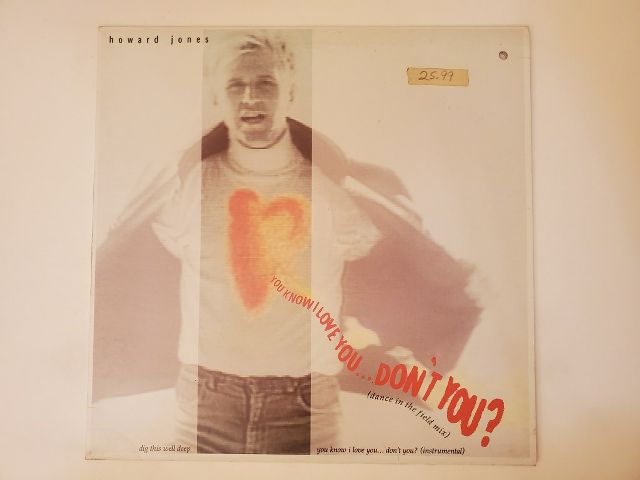Howard Jones You Know I Love You... Don't You? vinyl record