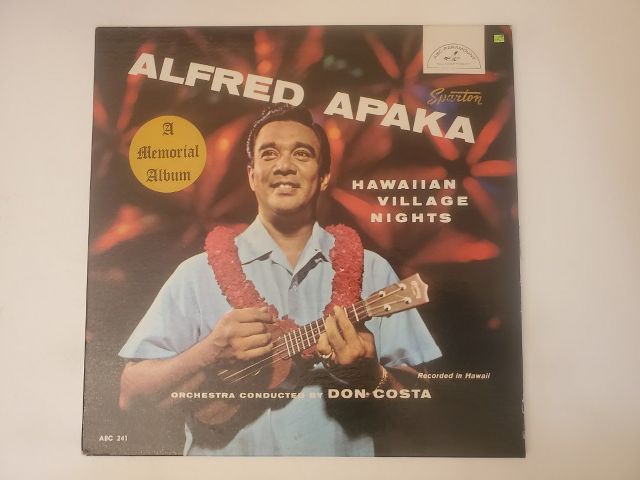 Alfred Apaka Hawaiian Village Nights vinyl record