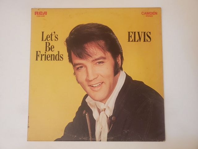 Elvis Presley Let's Be Friends vinyl record