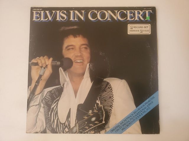 Elvis Presley Elvis in Concert vinyl record