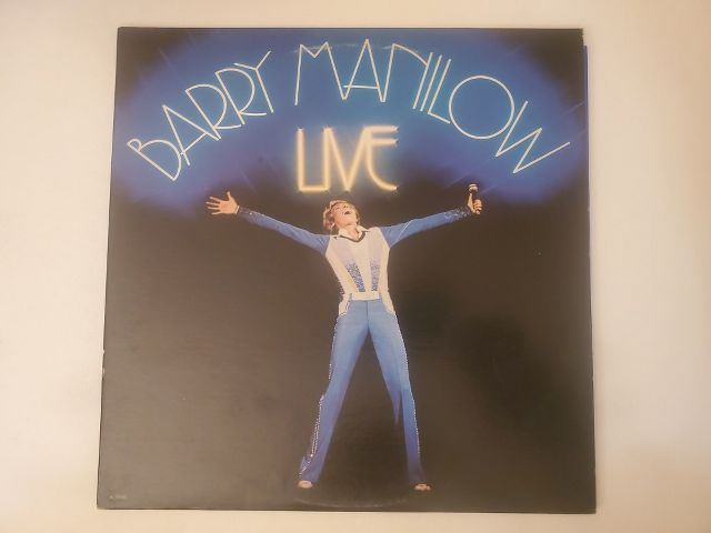 Barry Manilow Live vinyl record