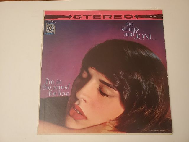 100 Strings and Joni James I'm in the Mood for Love vinyl record