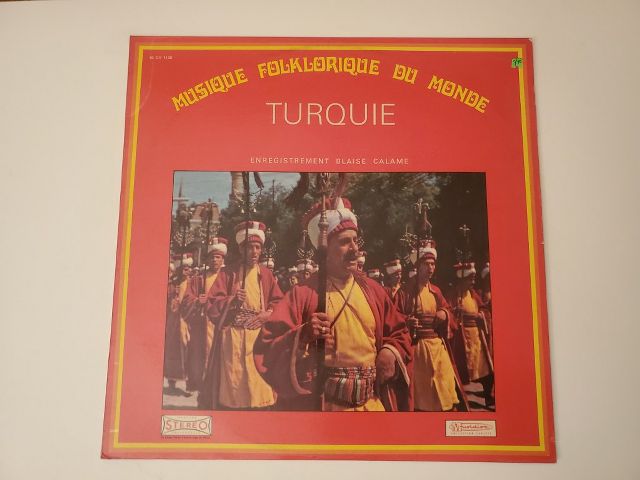 Various Musique Folklorique du Monde: Turquie vinyl record
