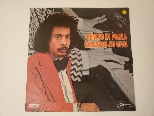 Benito di Paula Gravado ao Vivo vinyl record