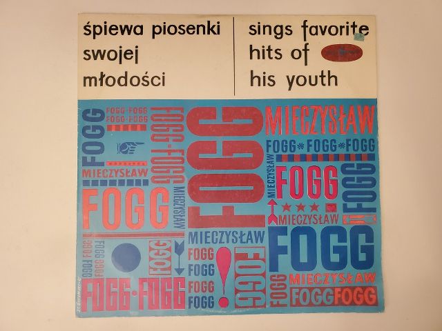 Mieczys?aw Fogg Sings Favorite Hits of His Youth vinyl record