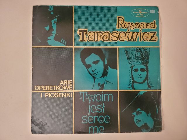 Ryszard Tarasiewicz Arie Operetkowe i Piosenki vinyl record