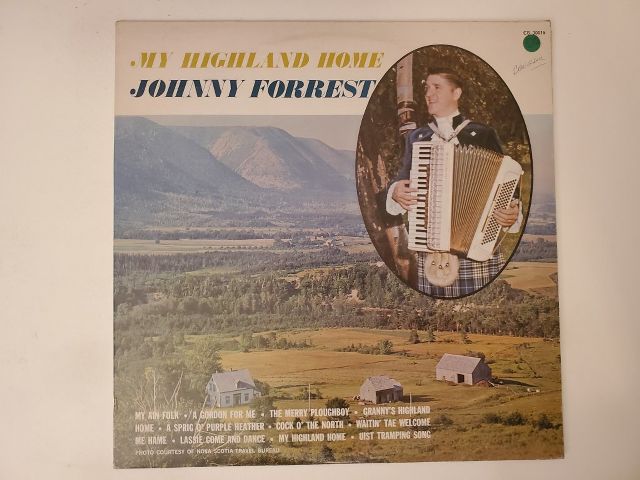 Johnny Forrest My Highland Home vinyl record