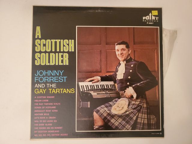 Johnny Forrest and the Gay Tartans A Scottish Soldier vinyl record