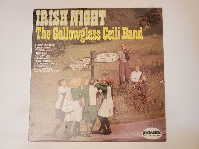 The Gallowglass Ceili Band Irish Night vinyl record