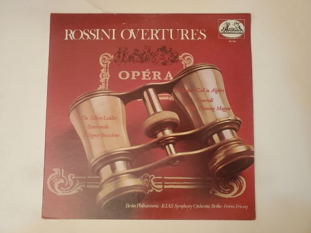 RIAS Symphony Orchestra, Berlin - Ferenc Fricsay Rossini Overtures vinyl record