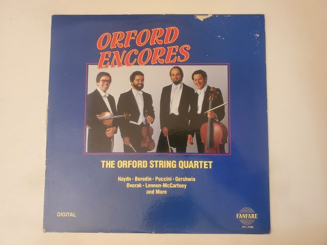 The Orford String Quartet Orford Encores vinyl record