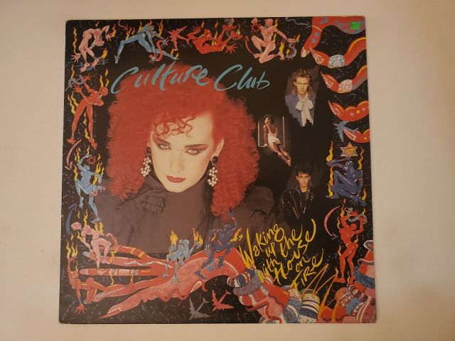Culture Club Waking Up with the House on Fire vinyl record