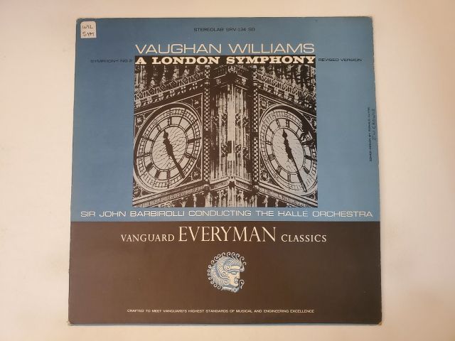 Vaughan Williams A London Symphony vinyl record