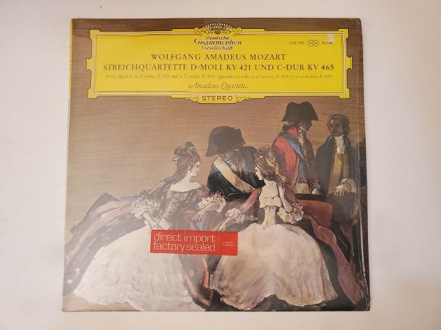 Wolfgang Amadeus Mozart Streichquartette D-Moll KV 421 und C-Dur KV 465 vinyl record