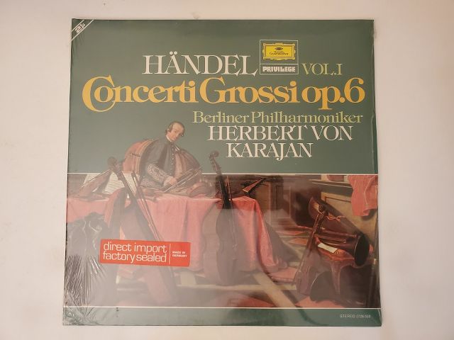 Georg Friedrich H?ndel Concerti Grossi Op. 6 Vol. 1 vinyl record