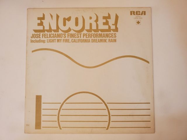 Jos? Feliciano Encore vinyl record
