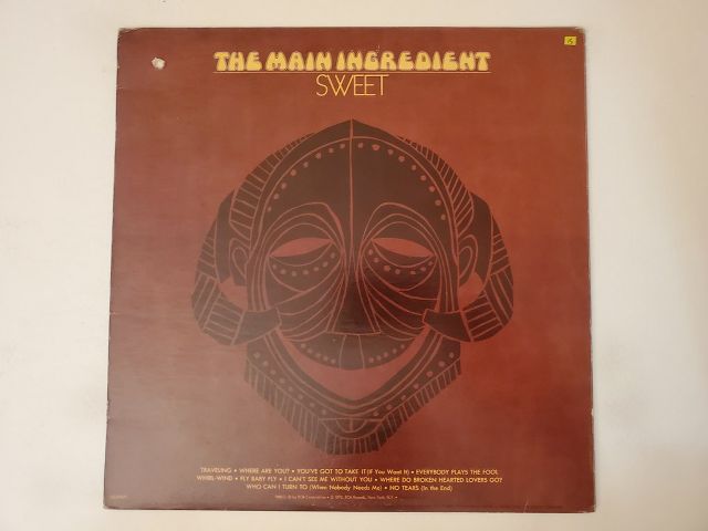 The Main Ingredient Sweet vinyl record