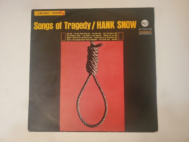 Hank Snow Songs of Tragedy vinyl record