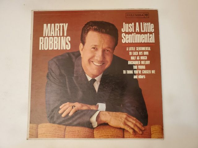Marty Robbins Just A Little Sentimental vinyl record