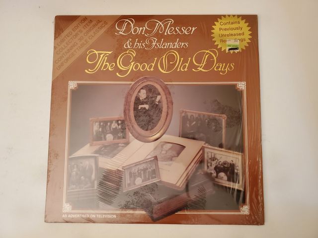 Don Messer & His Islanders The Good Old Days vinyl record