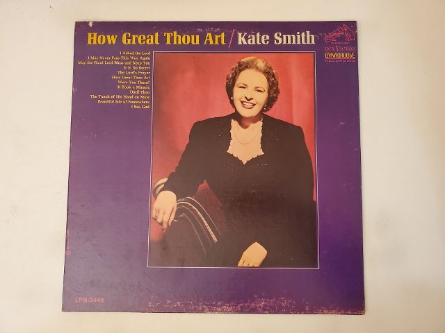 Kate Smith How Great Thou Art vinyl record