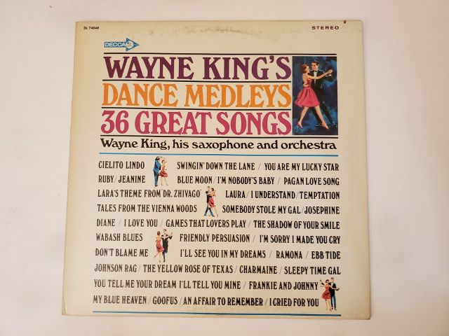 Wayne King Dance Medleys: 36 Great Songs vinyl record